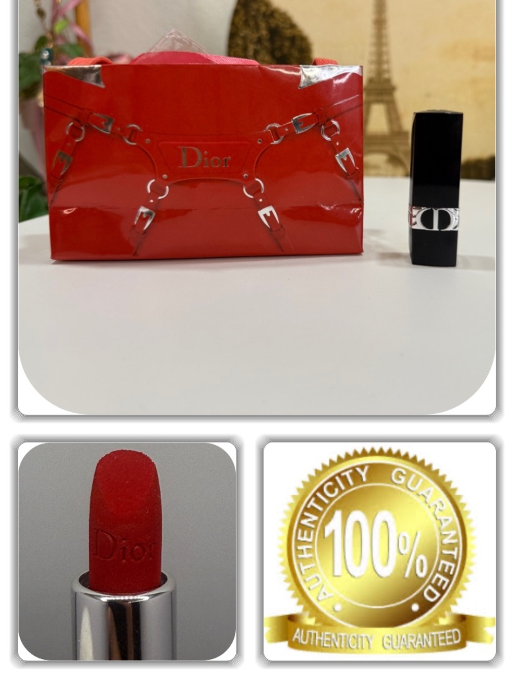GORGEOUS NWB-CHRSTIAN DIOR ROUGE 999 VELVET LIP STICK! (MADE IN FRANCE)